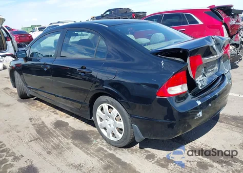 2011 Honda Civic Lx из США, поврежденный, VIN 2HGFA1F55BH306790